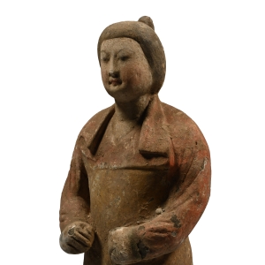 Chinese Wei Terracotta Female Figure
