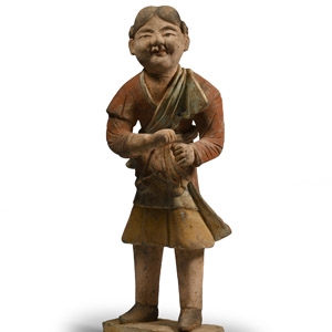 Chinese Tang Style Terracotta Groom Figure