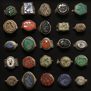 Ottoman Style Silver Ring Group