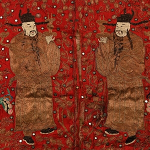 Chinese Silk Embroidery with Figures