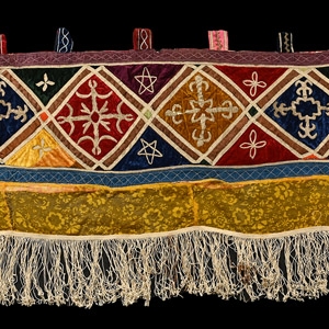 Uzbekistani Embroidered Fabric Panel
