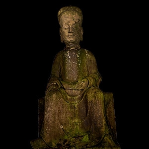 Chinese Qing Seated Stone Figure
