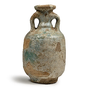 Parthian Glazed Jar with Two Handles