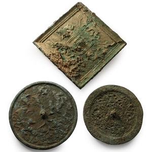 Chinese Bronze Mirror Group