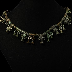 Bronze Age Bulls Head Necklace