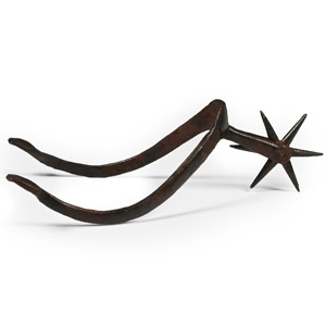 Medieval Iron Spur with Rowel