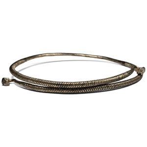 Large Viking Silver Twisted Neck Torc