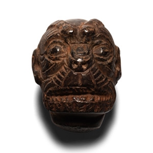 Neo Assyrian Haematite Pazuzu Head