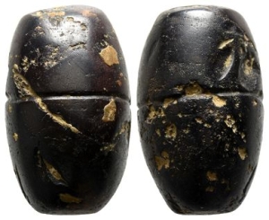 Babylonian Sphendonoid Hematite Three-Shekel Weight of 9.48gr.