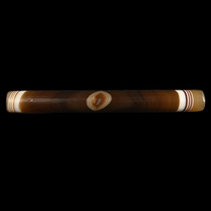 Large Bactrian Banded Agate Bead