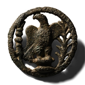 Roman Bronze Openwork Eagle Phalera