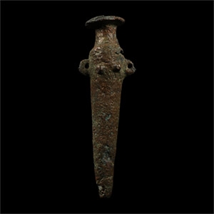 Greek Bronze Alabastron Kohl Pot