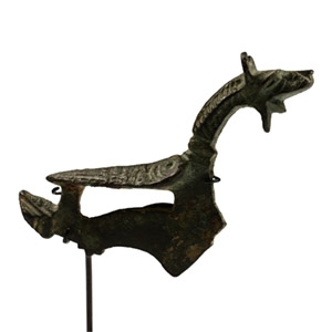 Viking Bronze Dragon Weather Vane Finial