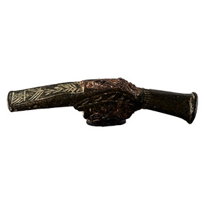 Viking Bronze Decorated Jewellers Hammer
