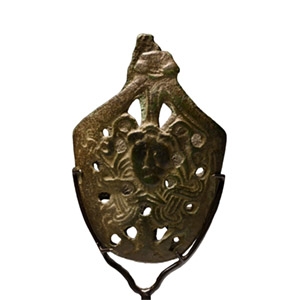 Viking Bronze Openwork Sword Chape