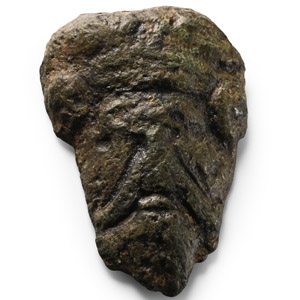 Romano-British Bronze Dionysus Head Mount