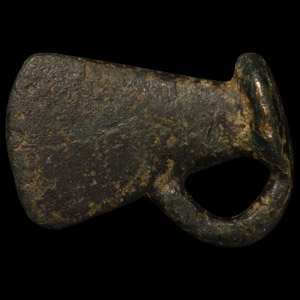 Romano-British Bronze Votive Axehead Pendant
