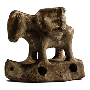 Azerbaijani Terracotta Childrens Toy Donkey