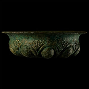 Achaemenid Decorated Bronze Phiale Mesomphalos