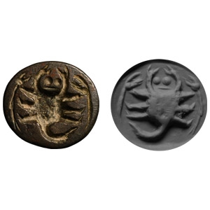 Bactrian Bronze Scorpion Stamp Seal
