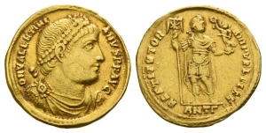 Valentinian I AV Solidus.