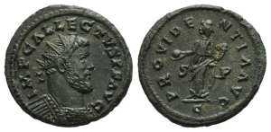 Allectus, Romano-British Emperor BI Antoninianus.