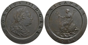 Great Britain. Hanover, George III CU Twopence.