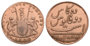 East India Company. Admiral Gardner Shipwreck CU 10 Cash.