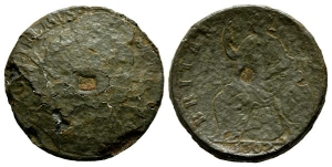 England. Stuart (Orange) William and Mary Tin Halfpenny.