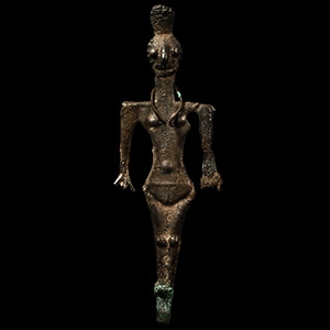 Syro-Hittite Silver Fertility Goddess