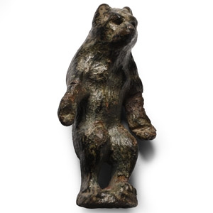 Post Medieval Bronze Dancing Bear Statuette