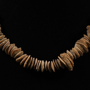 Sumerian Shale Disc Bead Necklace