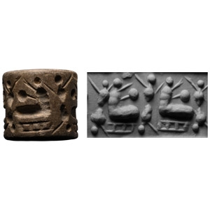 Jemdet Nasr Type Cylinder Seal with Figures