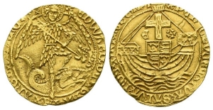 Electrotype of York, Edward IV AV Angel.