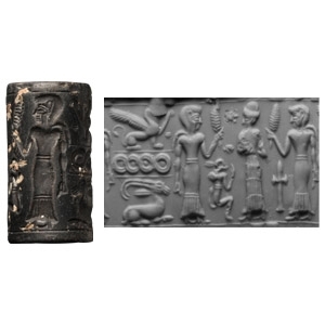 Old Syrian Haematite Cylinder Seal