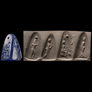 Achaemenid Columnar Seal with Figures