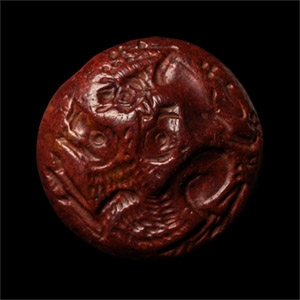 Minoan Brown Stone Stamp Seal