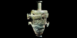 Luristan Bronze Bull-Headed Vase