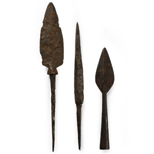 Medieval Iron Arrowhead Collection