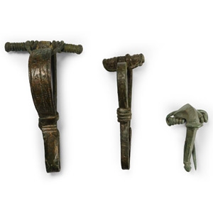 Roman Bronze Bow Brooch Collection