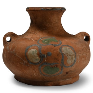 Byzantine Terracotta Handled Vessel