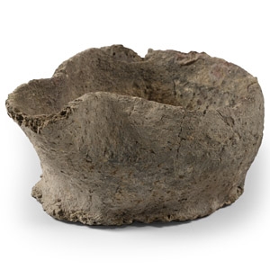 Bronze Age Clay Metalworking Crucible