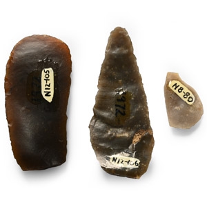 Stone Age Knapped Flint Tool Group