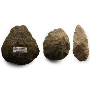 Stone Age Bifacial Mousterian Tool Group