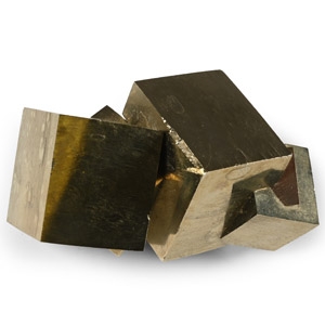 Fused Pyrite Cubes Mineral Display Specimen