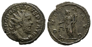 Postumus, Romano-Gallic Emperor BI Antoninianus.
