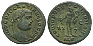 Diocletian BI Nummus.