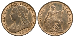 Great Britain. Hanover, Victoria AE Penny.