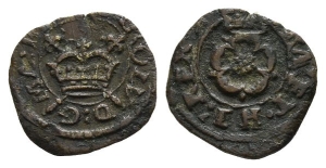 Great Britain. Stuart, Charles I AE Farthing.