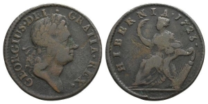 Ireland. George I AE Halfpenny.
